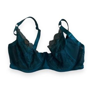 Lace bra teal lace bra